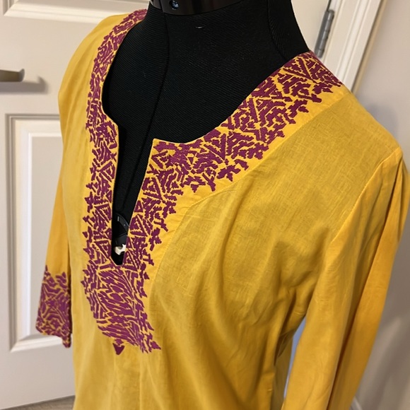 🆕 IRVING & FINE Tunic Top Blouse Or Coverup - Picture 3 of 11